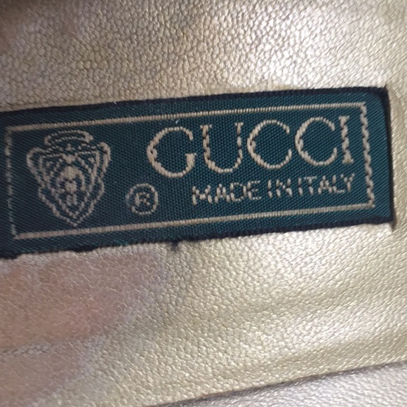 Gucci Red Pointed Toe Kitten Heels Sz 37.5 - Picture 9 of 15